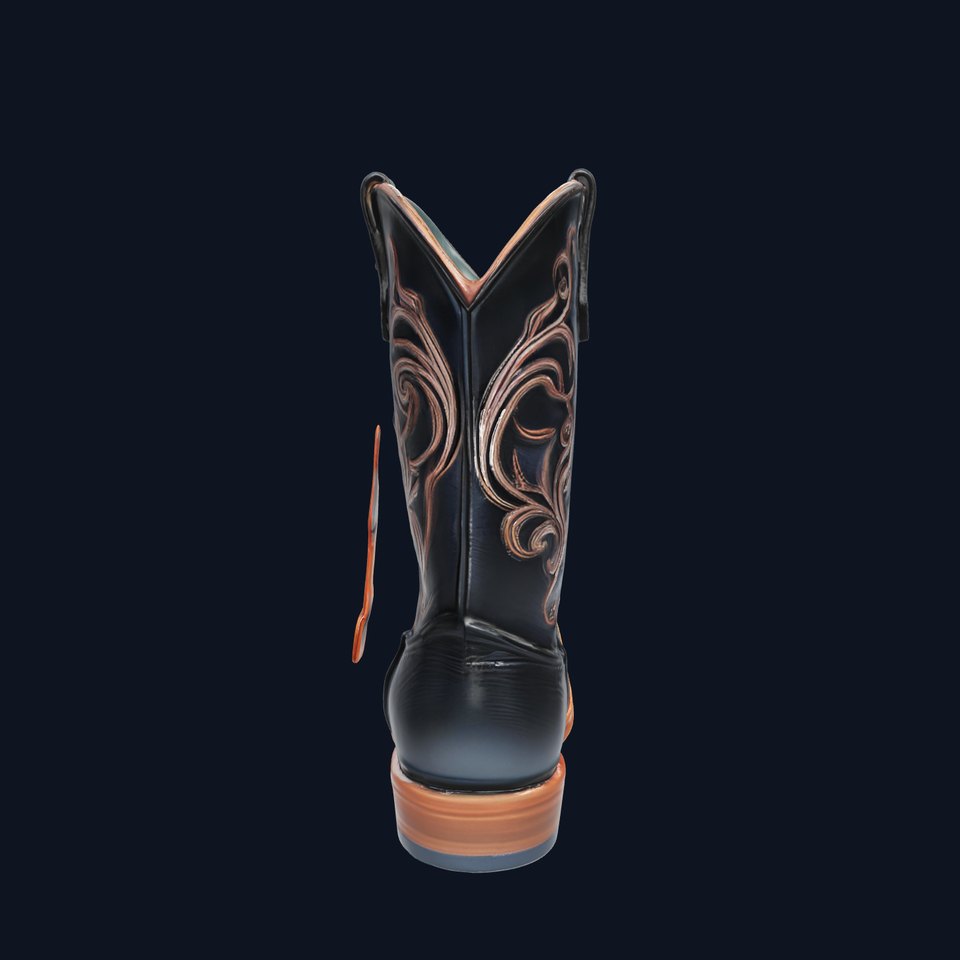 Decorative Cowboy Boot D Model Pack